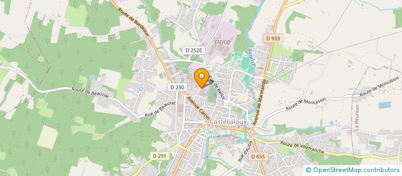 localisation de l'entreprise SCI DE LANNES  CASTELJALOUX