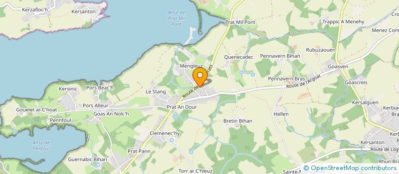 localisation de l'entreprise SCI DE LANNUZEL  LOGONNA-DAOULAS