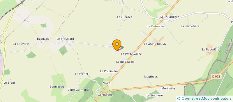 localisation de l'entreprise SCI DE LANOUTE à SABLONS-SUR-HUISNE