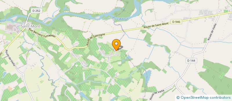 localisation de l'entreprise SCI DE LAOUNOU  SAINT-MONT