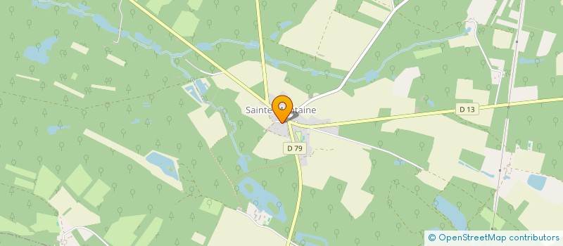 localisation de l'entreprise SCI DE LAPANTY  SAINTE-MONTAINE