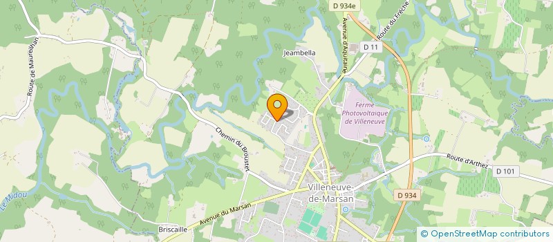 localisation de l'entreprise SCI DE LAPEYRADE à VILLENEUVE-DE-MARSAN