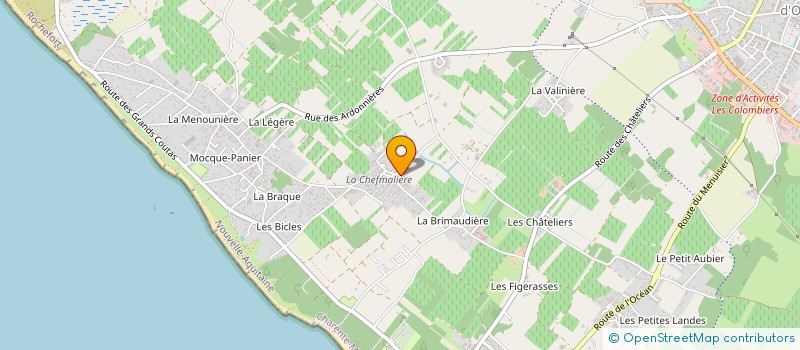 localisation de l'entreprise SCI DE LAPEYRIERE  SAINT-PIERRE-D'OLERON