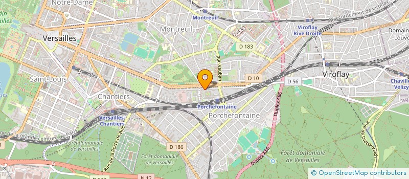 localisation de l'entreprise SCI DE LAPORTE GRANET à VERSAILLES