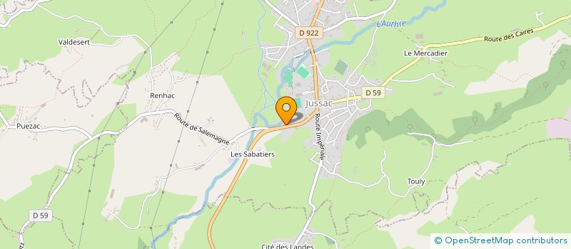 localisation de l'entreprise SCI DE LAPRADE à JUSSAC