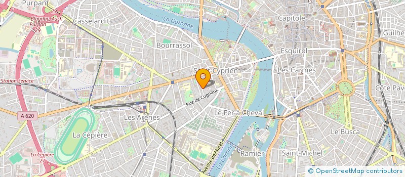 localisation de l'entreprise SCI DE LARDENNE à TOULOUSE