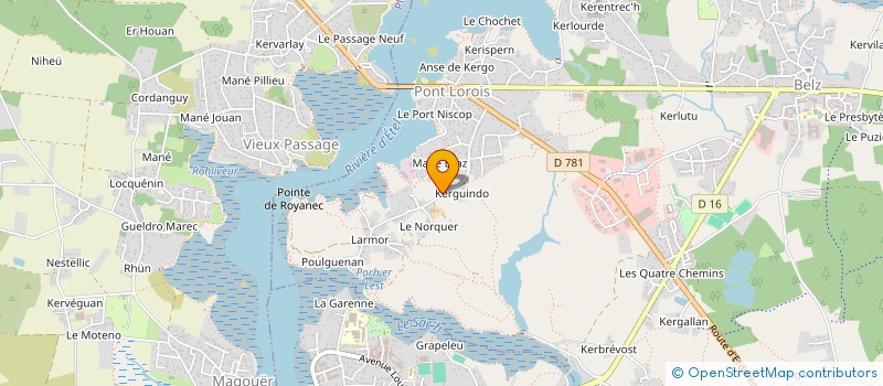 localisation de l'entreprise SCI DE LARMOR  BELZ