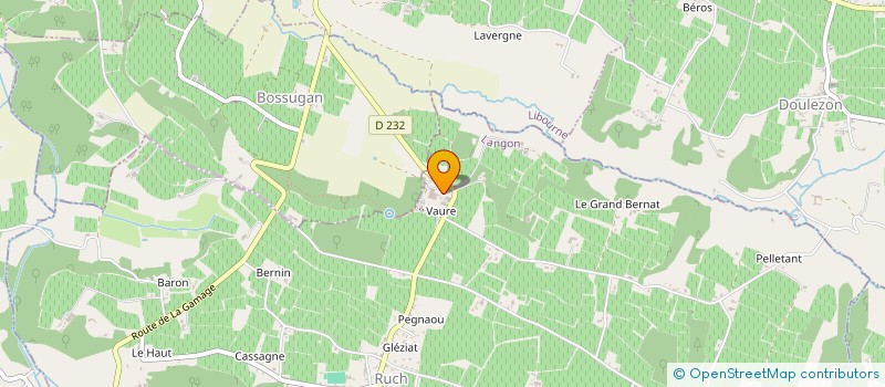 localisation de l'entreprise SCI DE LARRARD  BOSSUGAN