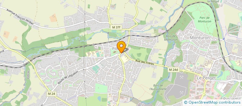 localisation de l'entreprise SCI DE LARRIOU  PIBRAC