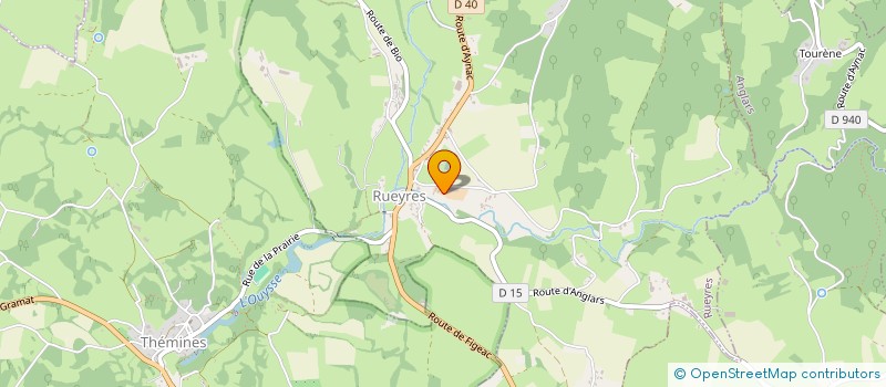 localisation de l'entreprise SCI DE LARROQUE  RUEYRES
