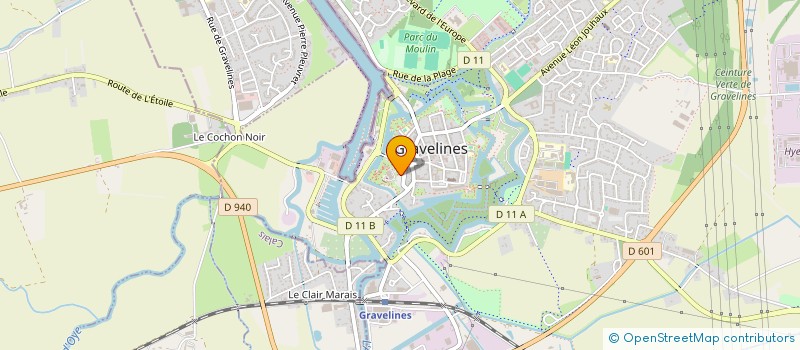 localisation de l'entreprise SCI DE LARSENAL à GRAVELINES