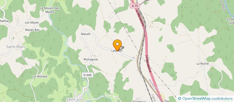 localisation de l'entreprise SCI DE LASCOUX à VAL D'ARCOMIE