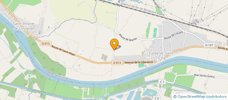 localisation de l'entreprise SCI DE LASPLANES à COLAYRAC ST CIRQ