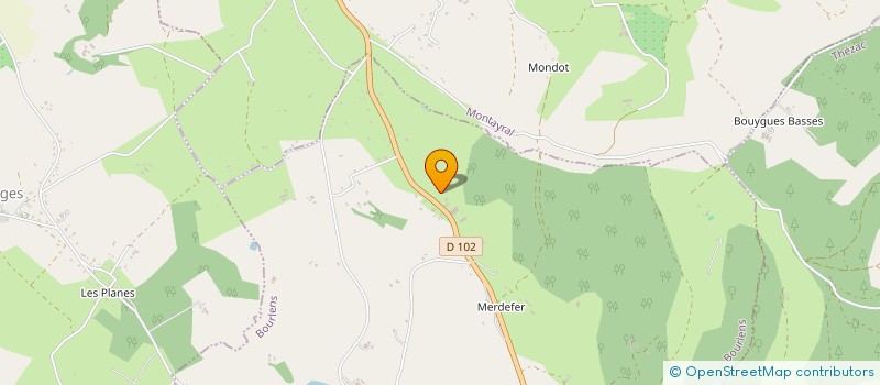 localisation de l'entreprise SCI DE LASTEOLLES  BOURLENS