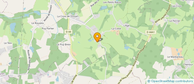 localisation de l'entreprise SCI DE LATHONIE à SAINT-JUST-LE-MARTEL
