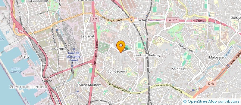 localisation de l'entreprise SCI DE LATOUR à MARSEILLE