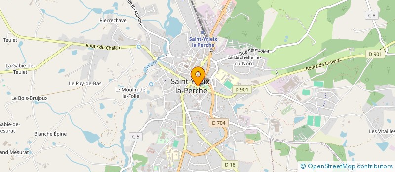 localisation de l'entreprise SCI DE LATRRE DE TASSIGNY à SAINT-YRIEIX-LA-PERCHE