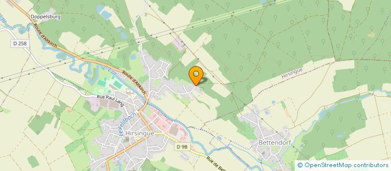 localisation de l'entreprise SCI DE LATTRE  HIRSINGUE