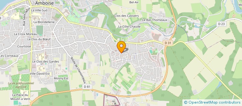 localisation de l'entreprise SCI DE LATTRE  AMBOISE