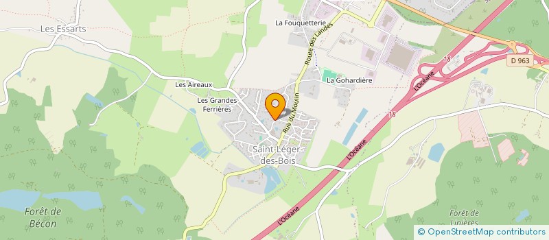 localisation de l'entreprise SCI DE LATTRE DE TASSIGNY  LA POSSONNIERE