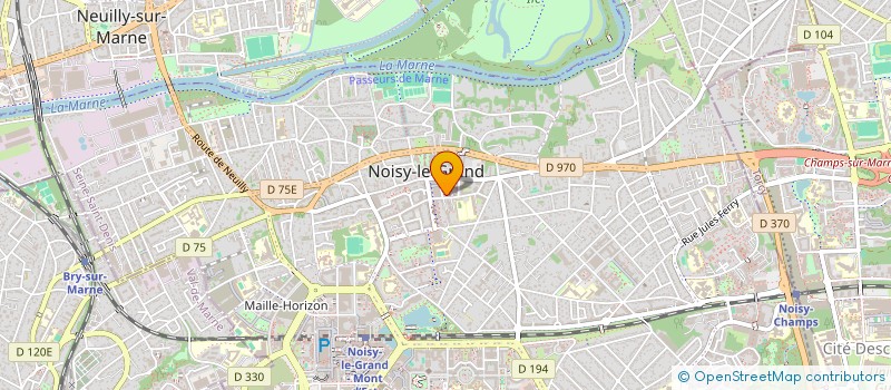 localisation de l'entreprise SCI DE LAULIVIER  NOISY-LE-GRAND