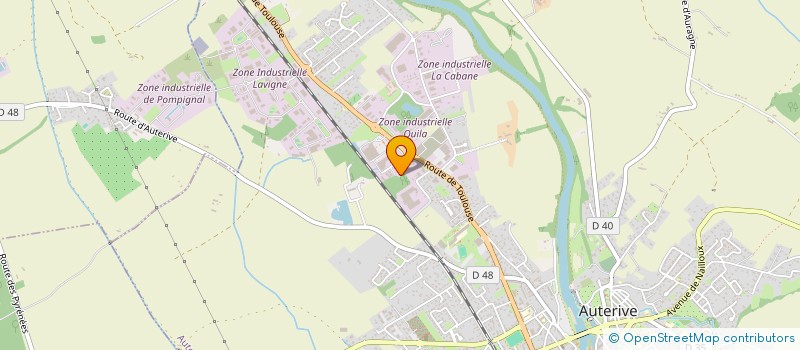 localisation de l'entreprise SCI DE LAULUNEL  AUTERIVE