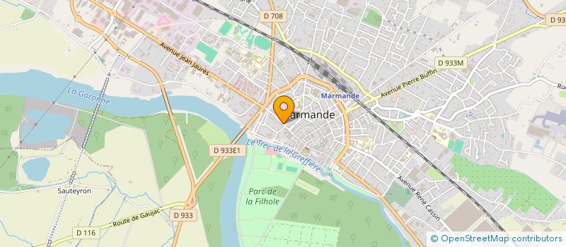 localisation de l'entreprise SCI DE LAUNA  MARMANDE