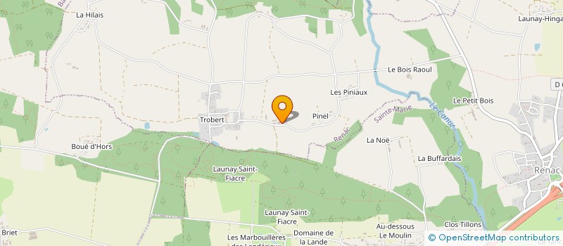 localisation de l'entreprise SCI DE LAUNAY  RENAC