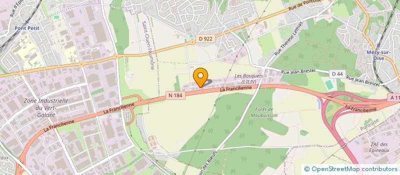 localisation de l'entreprise SCI DE LAURENAURE  MERY-SUR-OISE