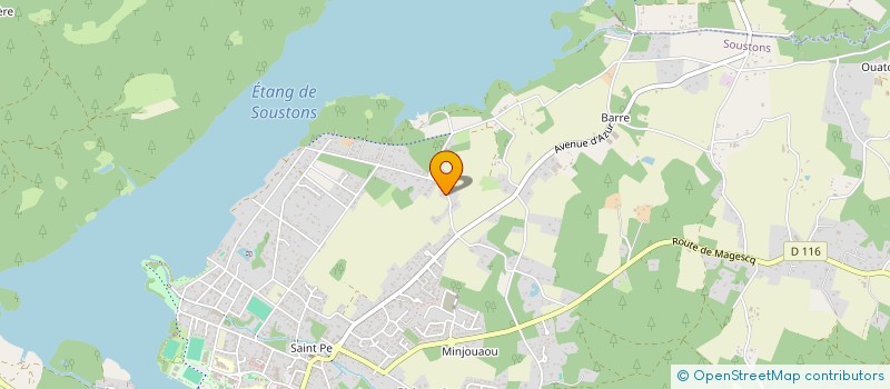 localisation de l'entreprise SCI DE LAURENS  SOUSTONS