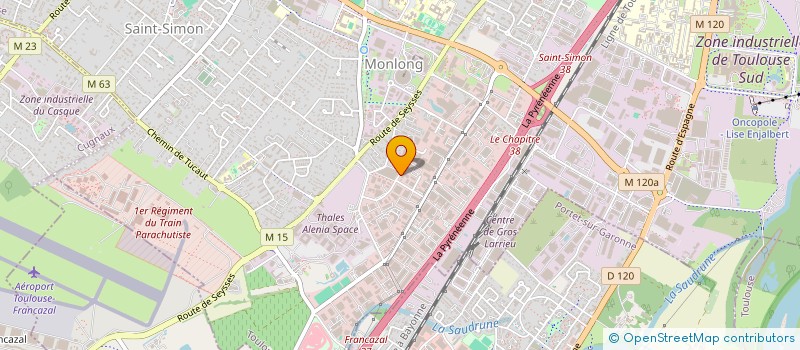 localisation de l'entreprise SCI DE LAURENT à TOULOUSE