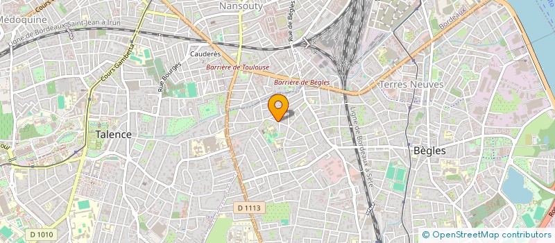 localisation de l'entreprise SCI DE LAURIOL à BEGLES