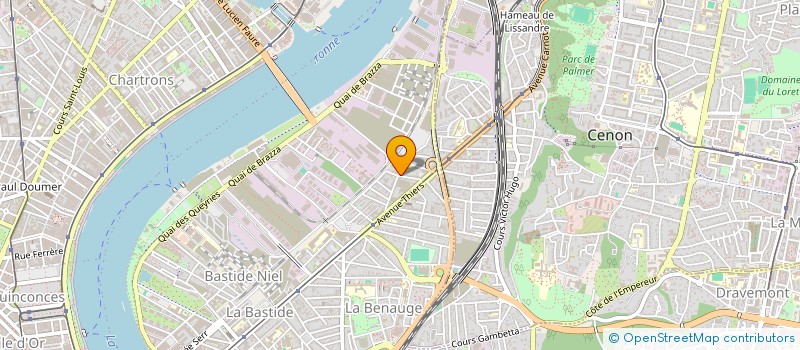 localisation de l'entreprise SCI DE LAUZAC  BORDEAUX