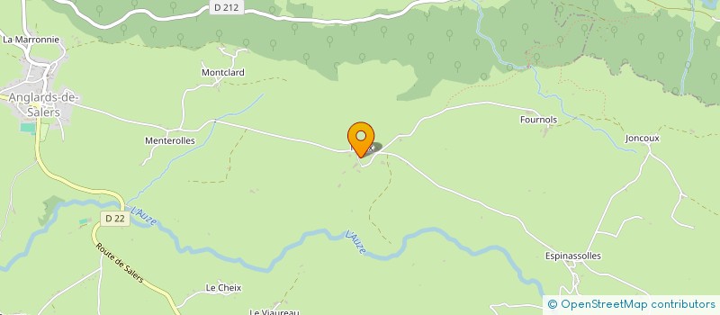 localisation de l'entreprise SCI DE LAUZENOUX à ANGLARDS-DE-SALERS
