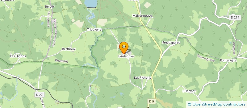 localisation de l'entreprise SCI DE LAUZON  DEVESSET