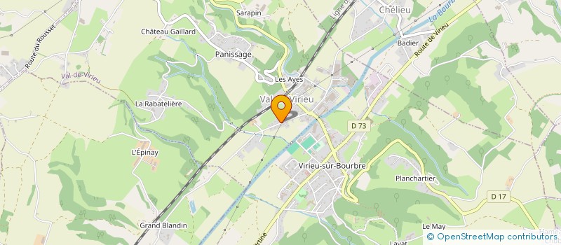 localisation de l'entreprise SCI DE LAYAT  VAL-DE-VIRIEU