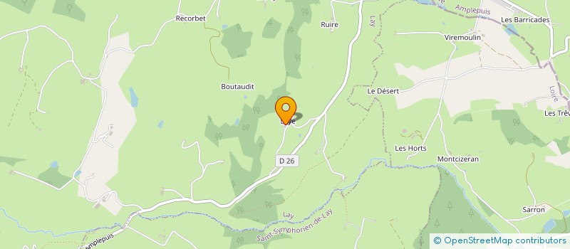 localisation de l'entreprise SCI DE LAYE  LAY