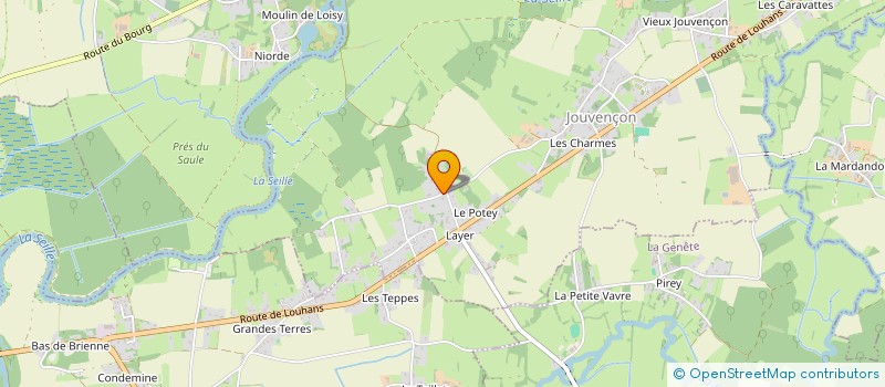 localisation de l'entreprise SCI DE LAYER  JOUVENCON