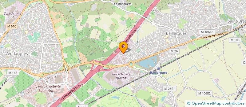 localisation de l'entreprise SCI DE LAYRARGUES à BAILLARGUES