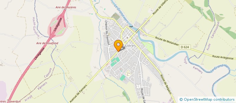 localisation de l'entreprise SCI DE LAZAM à MAZERES