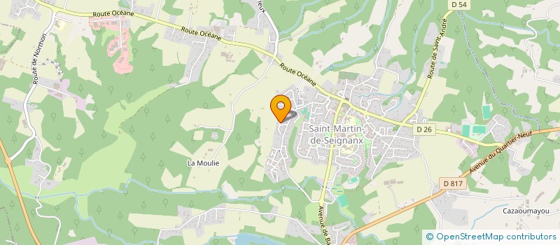 localisation de l'entreprise SCI DE LEA  SAINT-MARTIN-DE-SEIGNANX