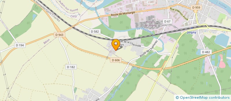 localisation de l'entreprise SCI DE LECHERES à JOIGNY