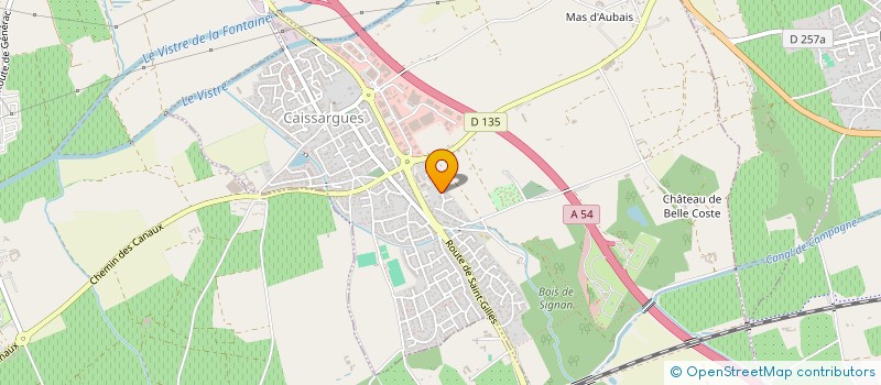 localisation de l'entreprise SCI DE LEGRIN à CAISSARGUES