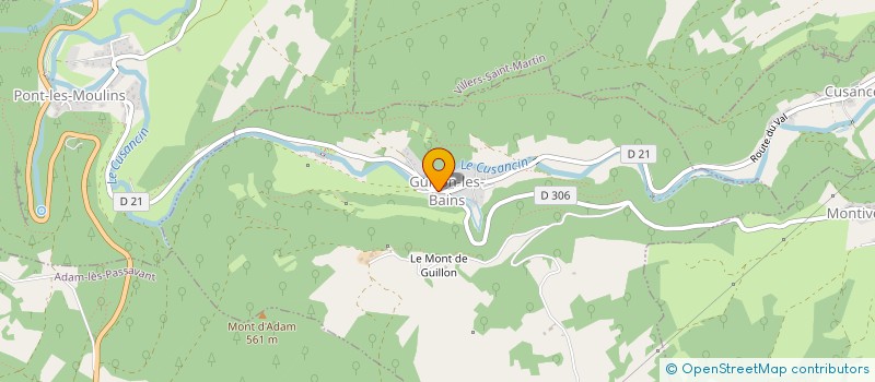 localisation de l'entreprise SCI DE LEJU  GUILLON-LES-BAINS