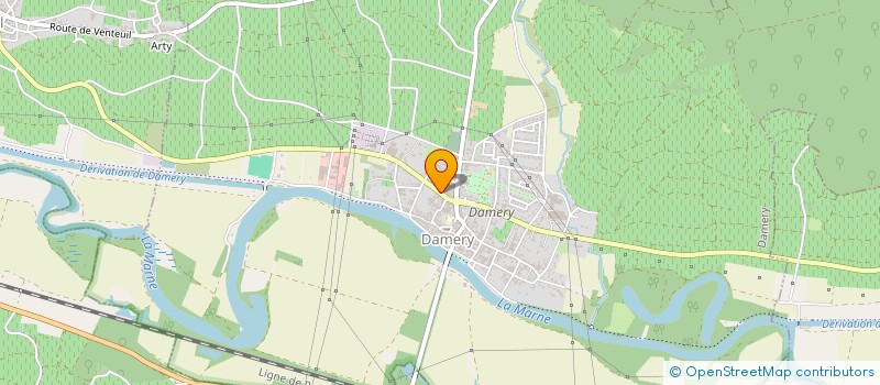 localisation de l'entreprise SCI DE LEMOS  DAMERY