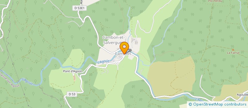 localisation de l'entreprise SCI DE LENDURE  FRAISSE-SUR-AGOUT