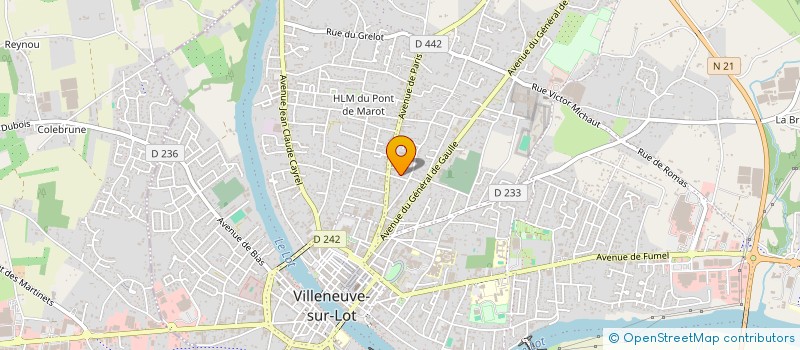 localisation de l'entreprise SCI DE LEONARD à VILLENEUVE SUR LOT