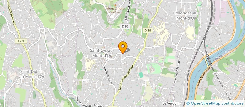 localisation de l'entreprise SCI DE LERINS  SAINT-CYR-AU-MONT-D'OR