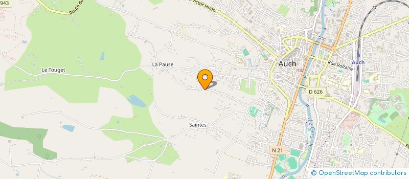 localisation de l'entreprise SCI DE LESCAT  AUCH