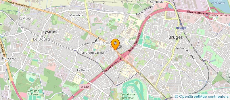 localisation de l'entreprise SCI DE LESCOMBES  EYSINES